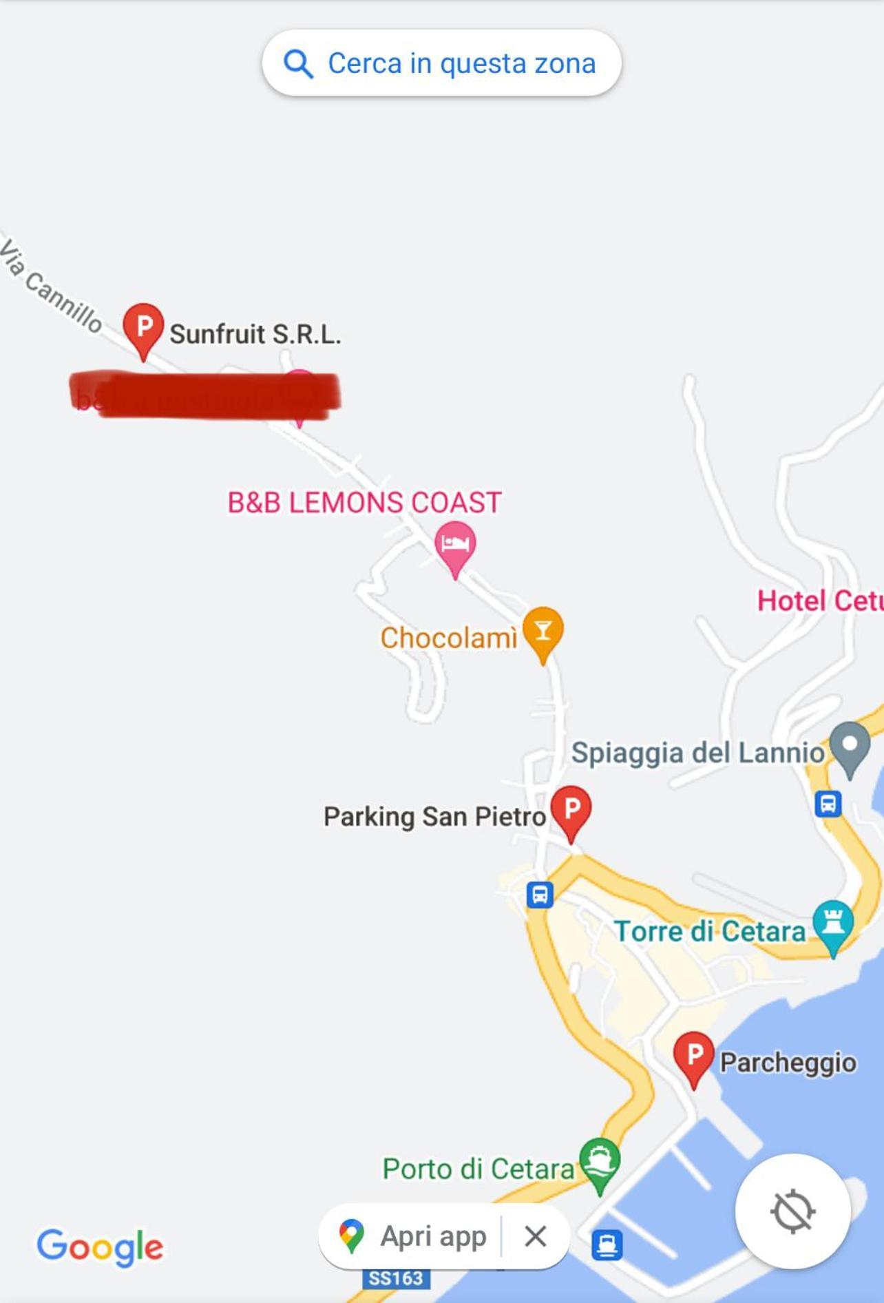 B&B Lemons Coast Cetara Exterior foto
